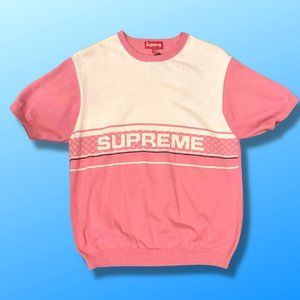 Supreme Knit Chest Logo Short Sleeve Top